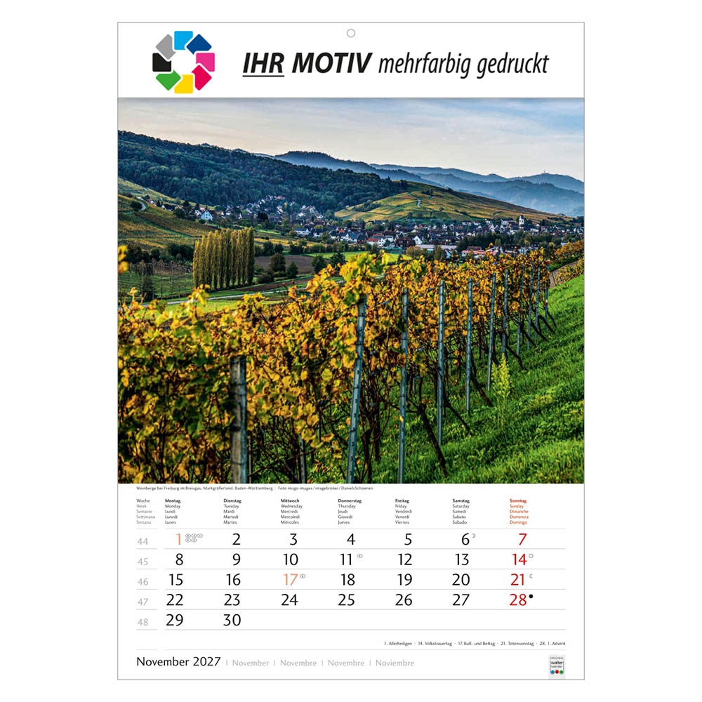 Bildkalender Schönes Deutschland, Ausgabe 2027 Monat November