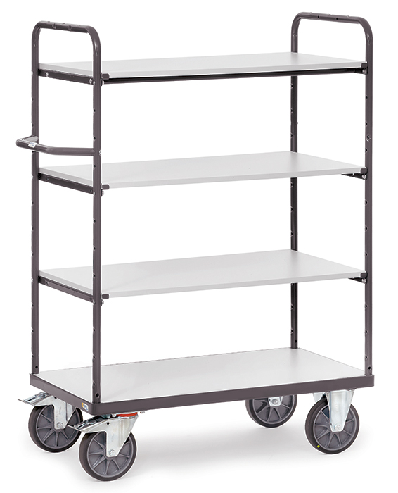 Fetra ESD-Etagenwagen Ladefläche 850 x 500 mm 4 Böden