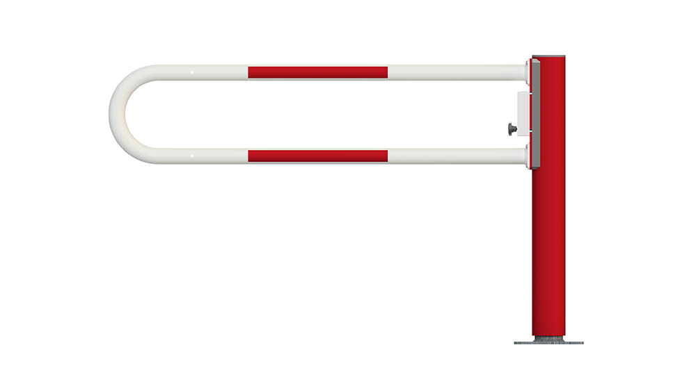 Drehschranke mit Stahlrohr-Sperrbalken WES 115