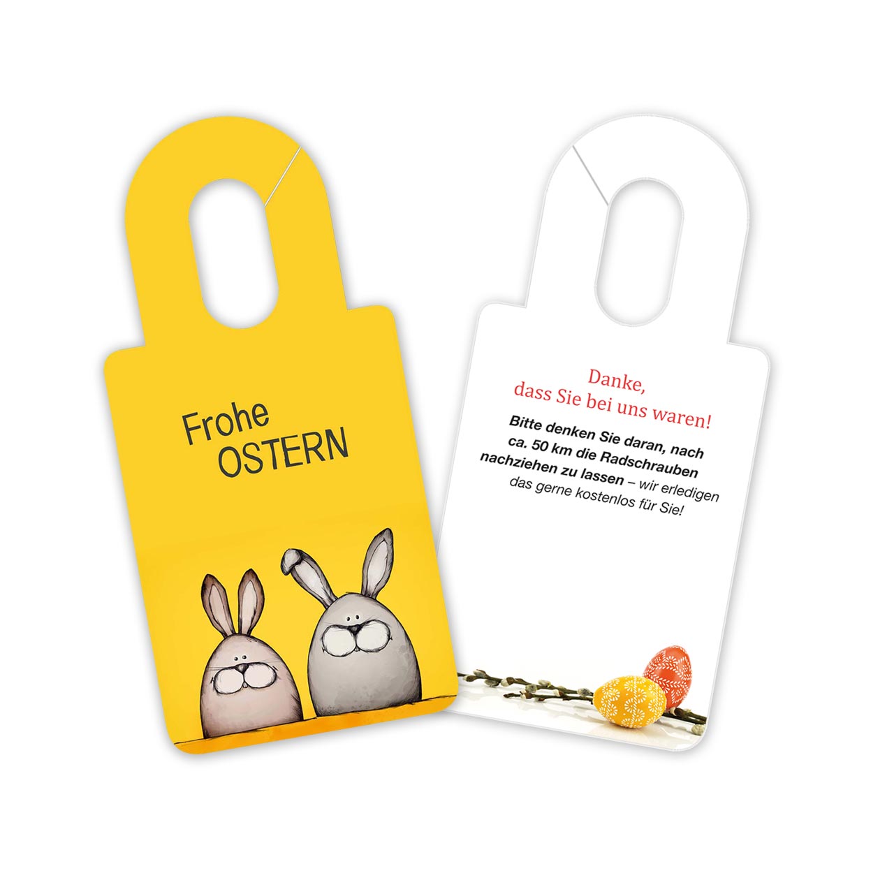 Vorschau: Spiegelanhänger Frohe Ostern