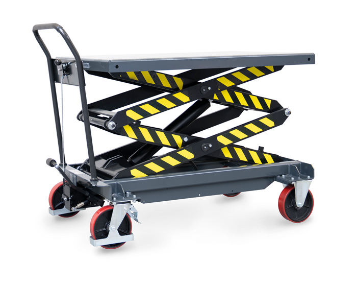 Vorschau: Fetra Hubtischwagen 1000 Kg Ladefläche 1200 x 800 mm