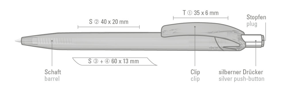 Vorschau: BEAT transparent Druckkugelschreiber