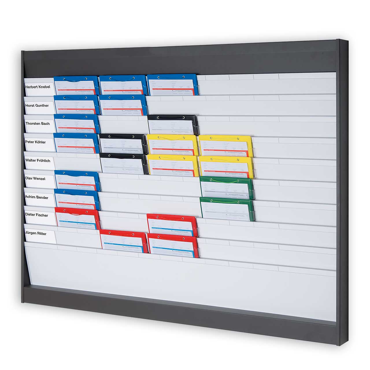 Plantafel (Abb. mit 10 Bahnen)
