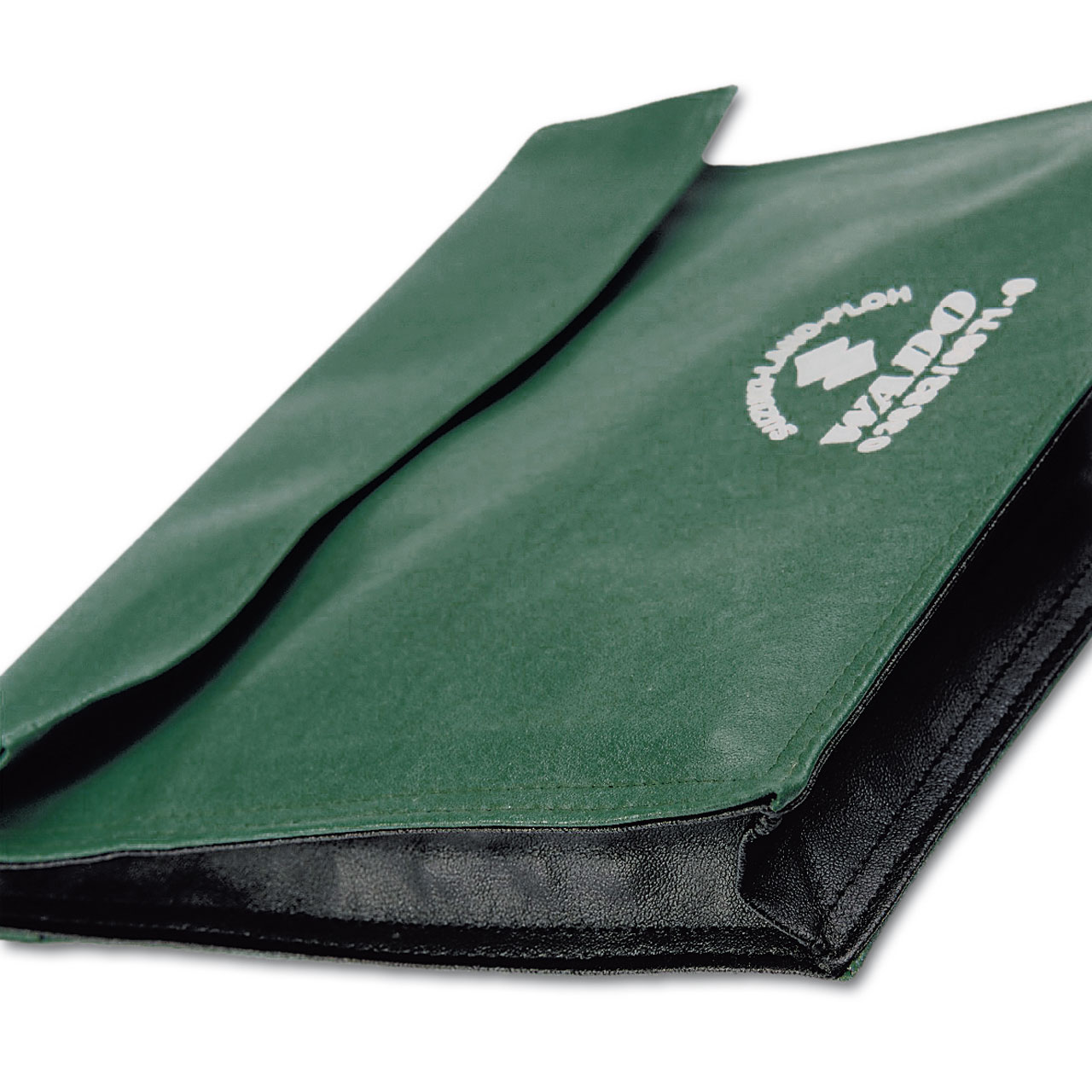 Vorschau: Wagenpapiertasche im Großformat aus farbigem Kunstleder, mit Dehnungsfalte