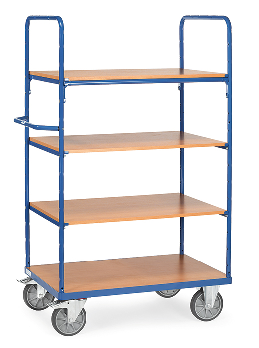 Vorschau: Fetra Etagenwagen 4 Böden Höhe 1800 mm
