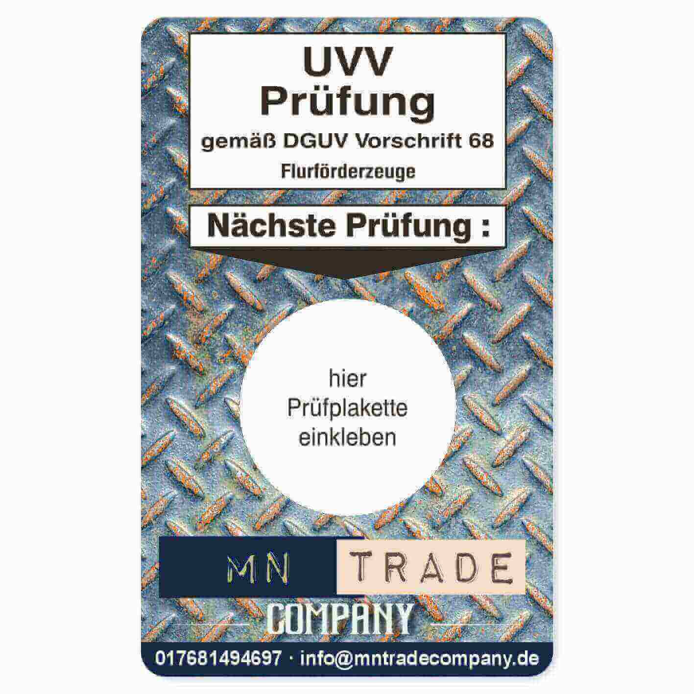 UVV Prüfung Fahrzeuge Beispiel 3