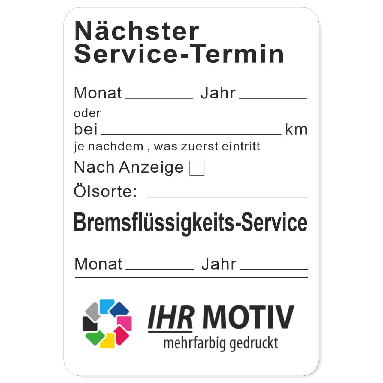 Nächster Service, Bremsflüssigkeits-Service