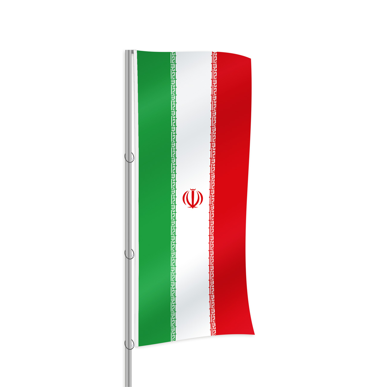 Iran Fahne im Hochformat kaufen