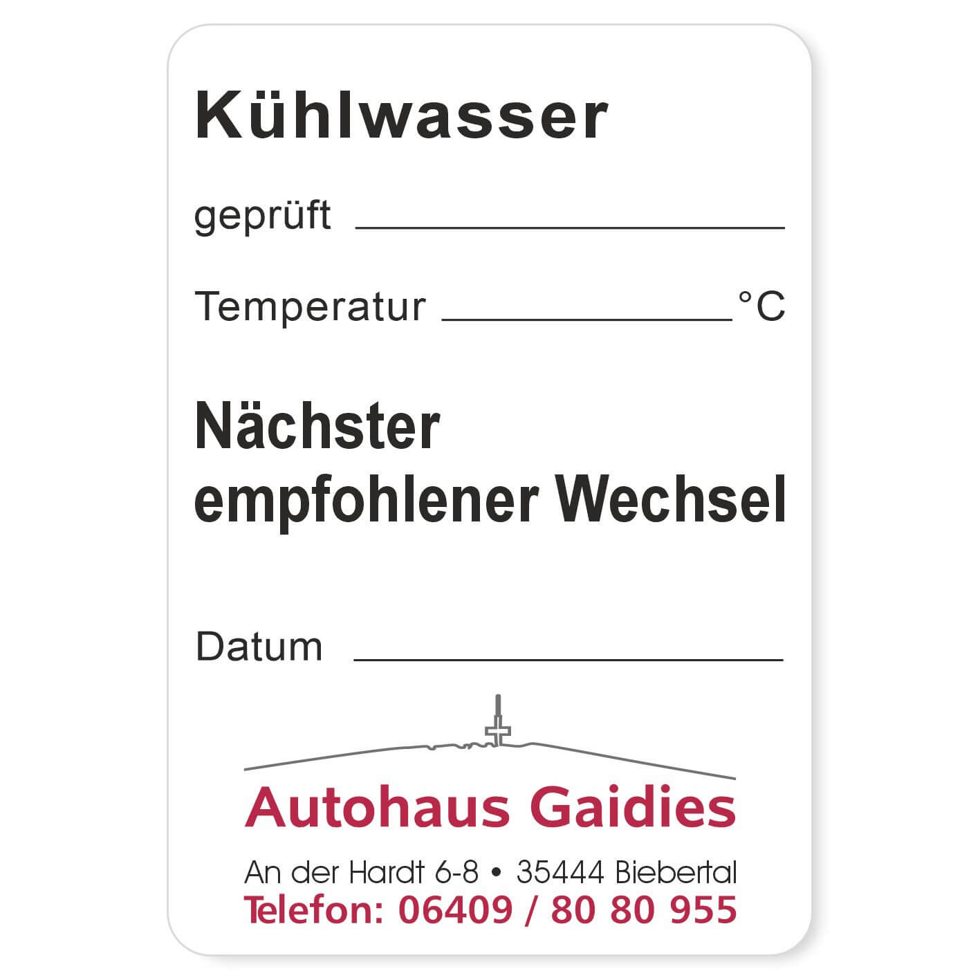 Kühlwasser Beispiel 3