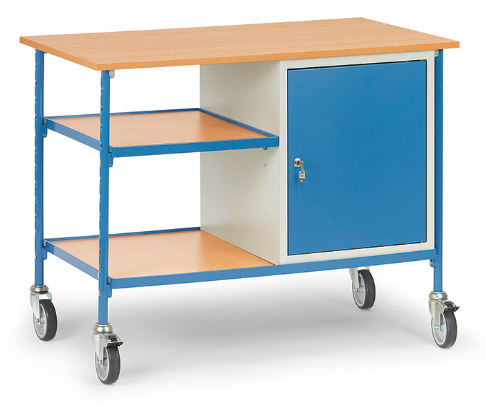 Vorschau: Fetra Rolltisch Ladefläche 1120 x 650 mm Schublade Stahlschrank