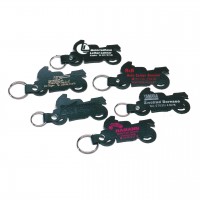 Motorradschlüsselanhänger aus Lederfaser Motorradschlüsselanhänger aus Lederfaser