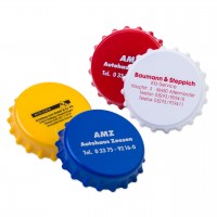 Flaschenöffner im Kronkorkenformat Flaschenöffner im Kronkorkenformat