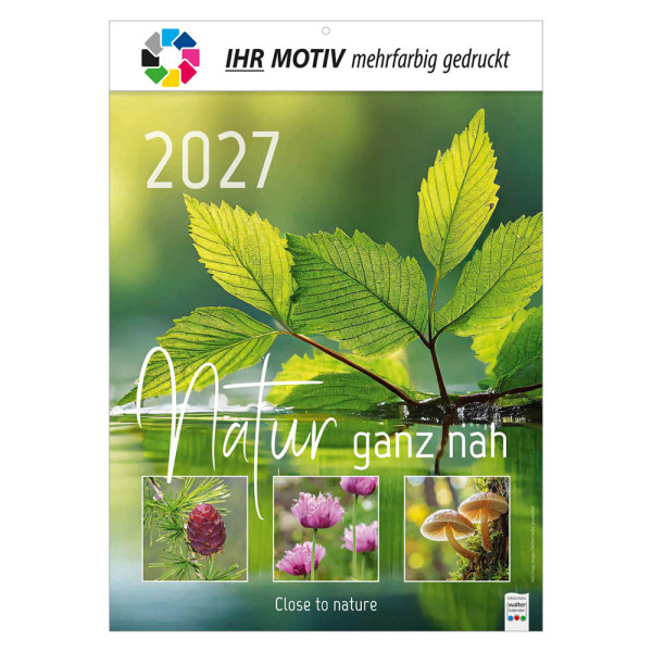 Bildkalender Natur ganz nah, Ausgabe 2027 Deckblatt
