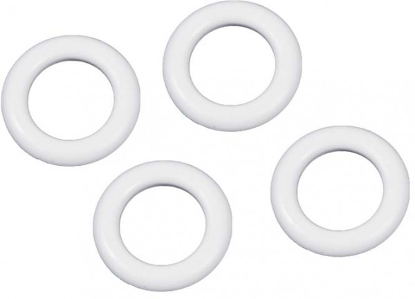 Griffloch-Ringe weiß