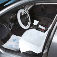 Einweg-Fahrzeugschutz-Artikel-Set PKW, ohne Umbeutel Einweg-Fahrzeugschutz-Artikel-Set PKW, ohne Umbeutel