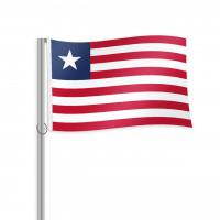 Liberia Fahne im Querformat kaufen Liberia Fahne im Querformat kaufen
