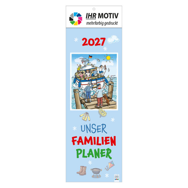 Streifenkalender Unser Familienplaner, Ausgabe 2027 Deckblatt