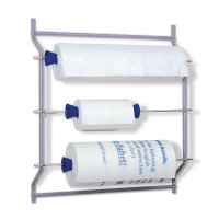 Rollenhalter für bis zu 3 Rollen, zur Wandmontage Rollenhalter für bis zu 3 Rollen, zur Wandmontage