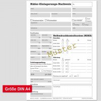 Räder-Einlagerungsformulare DIN A4, mit RDKS-Tabelle Räder-Einlagerungsformulare DIN A4, mit RDKS-Tabelle