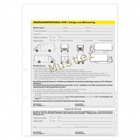 Übernahmeprotokoll LKW. DIN A4 Übernahmeprotokoll LKW. DIN A4