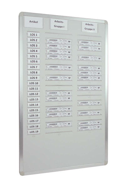 Einstecktafel Orga-Easy für DIN A 5 Belegezweireihig