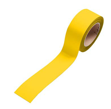 Magnet Lagerschild gelb auf Rolle30 mm
