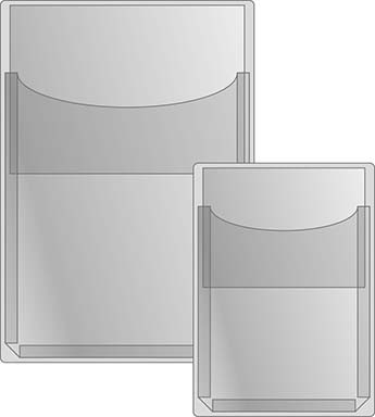 Selbstklebe-Dehnfaltentasche mit gerader Verschlußkappe