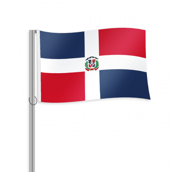 DominikanischeRepublik Fahne im Querformat kaufen