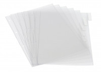 Klarsichtregister 6-teilig transparent Klarsichtregister 6-teilig transparent