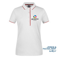Ladies Polo Stripe individuell bedruckt Ladies Polo Stripe individuell bedruckt