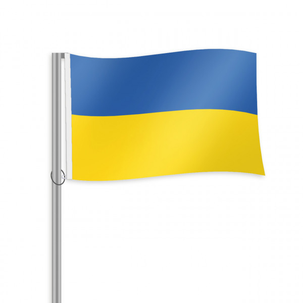 Ukraine Fahne im Querformat kaufen