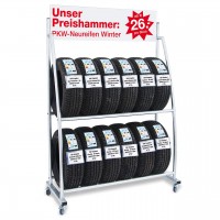 Reifenwagen zur Räderpräsentation Reifenwagen zur Räderpräsentation