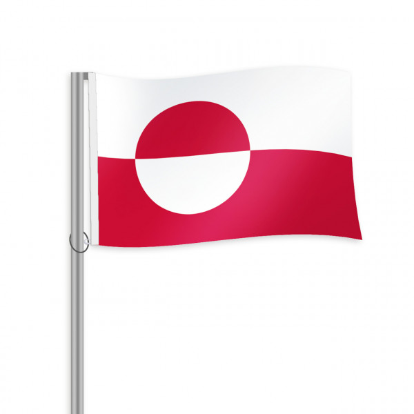 Groenland Fahne im Querformat kaufen