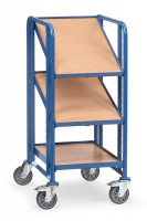 Fetra Eurokastenwagen Ladefläche 610 x 410 mm 3 Etagen aus Holz Fetra Eurokastenwagen Ladefläche 610 x 410 mm 3 Etagen aus Holz