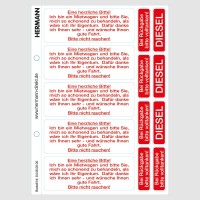 Hinweis-Aufkleber für Mietwagen, »Bitte nicht rauchen« Hinweis-Aufkleber für Mietwagen, »Bitte nicht rauchen«