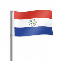 Paraguay Fahne im Querformat kaufen Paraguay Fahne im Querformat kaufen