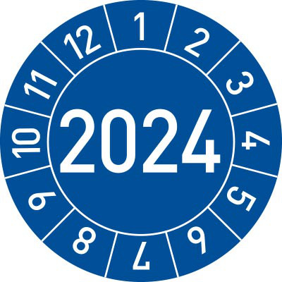 Prüfplaketten "Jahreszahl"