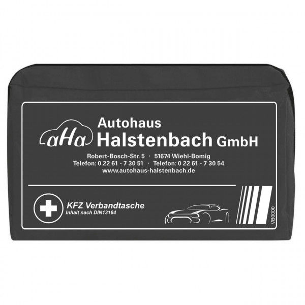 KFZ-Verbandtasche, mit Firmeneindruck