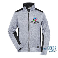 Ladies Knitted Workwear Fleece Jacket Strong individuell bestickt Ladies Knitted Workwear Fleece Jacket Strong individuell bestickt