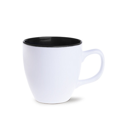 Americano Small Pure Tasse aus Keramik weiß/schwarz