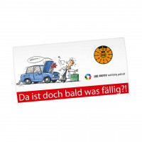 Maxi-Postkarte HU/AU-Erinnerung, Motiv Teufelchen Maxi-Postkarte HU/AU-Erinnerung, Motiv Teufelchen