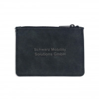 Schlüsseltasche aus Microfaser, mit Kfz-Schein-Fach, mit Werbeanbringung Schlüsseltasche aus Microfaser, mit Kfz-Schein-Fach, mit Werbeanbringung