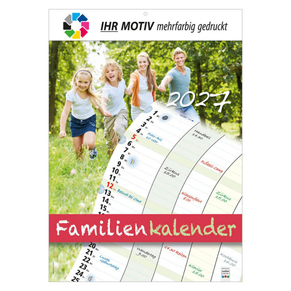 Bildkalender Familienkalender, Ausgabe 2027 Deckblatt