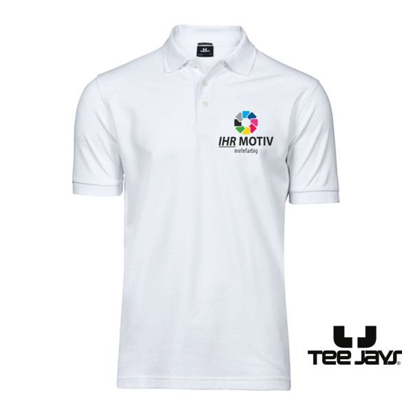 Men's Luxury Stretch Polo individuell bedruckt