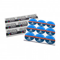 Notdienst Aufkleber innenklebend Notdienst Aufkleber innenklebend