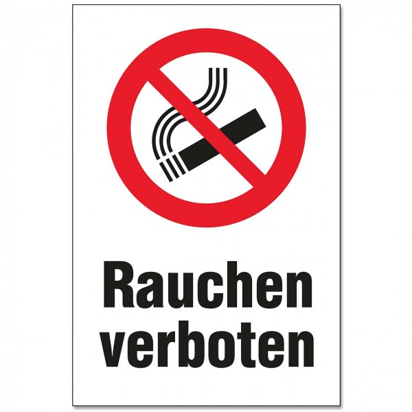 Schild Rauchen verboten