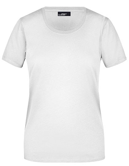 Ladies Basic-T individuell bedruckt White