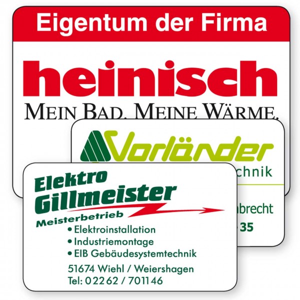 Werbeaufkleber