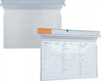 Einziehtasche Visimap mit Kopfleiste Einziehtasche Visimap mit Kopfleiste