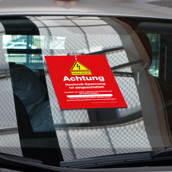B0595400_Hinweisschild_Hochvolt_eingeschaltet